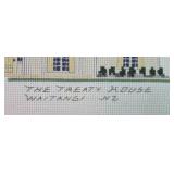 Variety of Six Counted Cross Stitch and Needlepoint Artwork