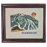 Variety of Six Counted Cross Stitch and Needlepoint Artwork