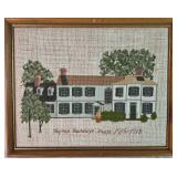 Variety of Six Counted Cross Stitch and Needlepoint Artwork