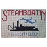Variety of Six Counted Cross Stitch and Needlepoint Artwork