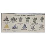 Vintage Belleek Collectors Society Pieces - 6 Pieces