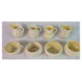 Vintage Belleek Creamer & Sugar Collections - Lily Pattern, Cleary Pattern, Ivy & Berry Pattern and Yellow Ribbon