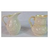 Vintage Belleek Creamer & Sugar Collections - Lily Pattern, Cleary Pattern, Ivy & Berry Pattern and Yellow Ribbon