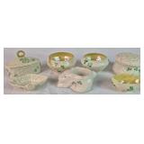 Irish Belleek Shamrock Pattern Assortment - 7 Pieces