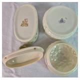 Irish Belleek Shamrock Pattern Assortment - 7 Pieces