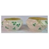 Irish Belleek Shamrock Pattern Assortment - 7 Pieces