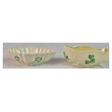 Irish Belleek Shamrock Pattern Assortment - 7 Pieces