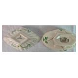 Irish Belleek Shamrock Pattern Assortment - 7 Pieces