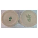 Belleek Irish Porcelain Shamrock Basketweave and Barrel Bundle