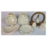 Belleek Irish Porcelain Shamrock Assortment