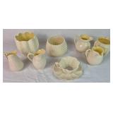 Assorted Collection of Belleek Irish Porcelain