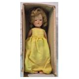 Vintage Effanbee Little Lady Durable Doll with Stand, Accessories and Wooden Crib