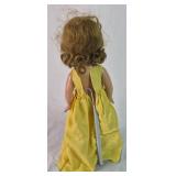 Vintage Effanbee Little Lady Durable Doll with Stand, Accessories and Wooden Crib