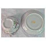 Collection of 6 Teacups and Matching Saucers from Arlington USA, Austria, and China