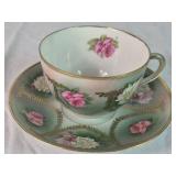 Collection of 6 Teacups and Matching Saucers from Arlington USA, Austria, and China