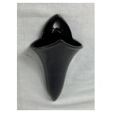Roseville Pottery Rosecraft Black Wall Pocket