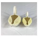 Vintage Belleek Creamer Collection - 2 Swam Creamers, Maiden Fairy Water Creamers, 1 Irish Ivy Creamer and 2 Lotus Creamers