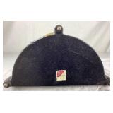 Vintage Demi-Line Cast Iron and Brass Umbrella Stand
