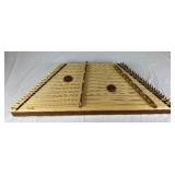 Rick Thum Hammered Dulcimer Scout Traveler with 4 Hammers, Korg CA-30 Chromatic Tuner and First Lessons Book