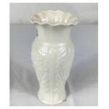 Collection of Belleek Shamrock Vases - 6 Pieces