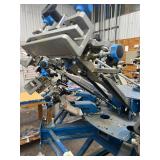Commercial Manual Rotary Screen Printing Press – Multi-Color Multi-Station T-Shirt Printing Carousel