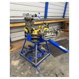 Commercial Manual Rotary Screen Printing Press – Multi-Color Multi-Station T-Shirt Printing Carousel