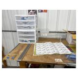 Large Wood Bench + All Contents