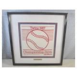 (FS) Framed Vintage Minnesota Twins...