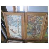 (F-1) Assorted Framed Paintings and...