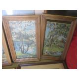 (F-1) Assorted Framed Paintings and...