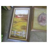 (F-1) Assorted Framed Paintings and...