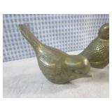 (EC1) Set of 3 Brass Bird Figures...