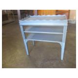 (EW6) Vintage Wood Side Table 24" x...