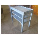 (EW6) Vintage Wood Side Table 24" x...