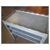 (EW6) Vintage Wood Side Table 24" x...