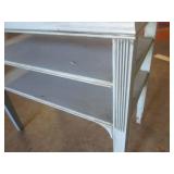 (EW6) Vintage Wood Side Table 24" x...