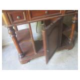 (UD2) Vintage Wood Bathroom Vanity ...