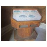 (UD2) Vintage Wood Information Stan...