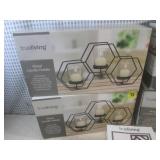 (BR3) 5 New Candle Holder Sets...