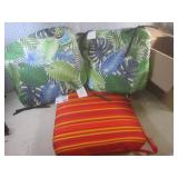 (F-0) 3 Outdoor Chair Pads...