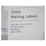 (CSB) 5 - 3,000-Count Mailing Label...