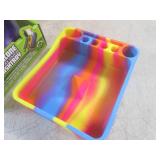 (CS) 12 Silicone Pyramid Ashtrays 2...