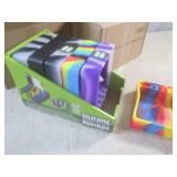 (CS) 12 Silicone Pyramid Ashtrays 2...