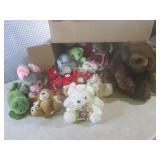 (A-1) Box Full of Plush Animals...