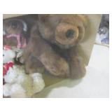 (A-1) Box Full of Plush Animals...
