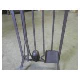 (BS) Rustic Moose Iron Fireplace To...