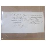 (FS) 19th- Century 1814 Stock Trans...
