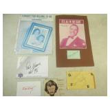 (FS) Assorted Vintage Autographed E...