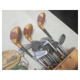 (BSB) Vintage Spalding Golf Bag and...