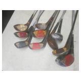 (BS) Assorted Vintage Wood Head Gol...